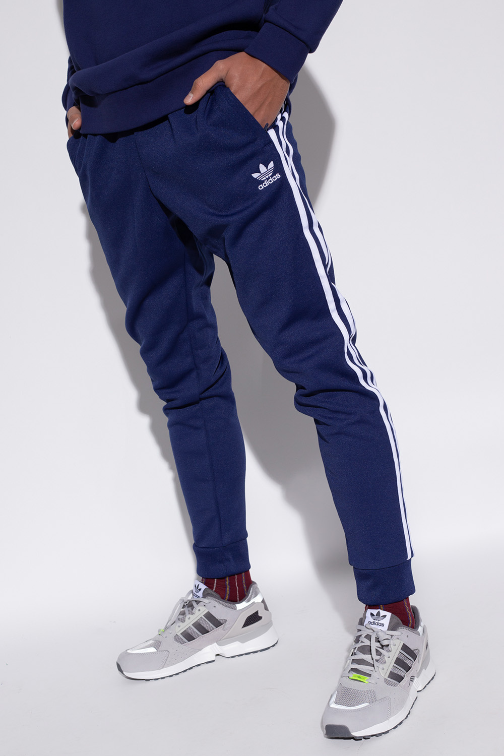 adidas Originals New York Super Purple SchaferandweinerShops Japan Sweatpants with logo ADIDAS Originals